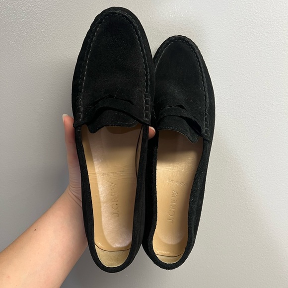 J. Crew Shoes - J Crew Black Slip On Loafers - Size 9 1/2 - No box